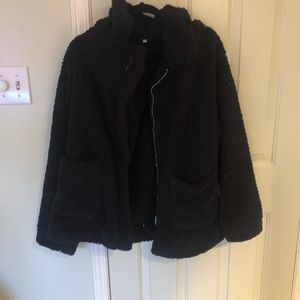 Black teddy jacket